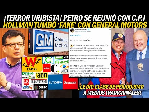 ¡TERR0R URIBISTA! PETRO SE REUNIÓ CON C.P.I ¡FIRMÓ ACUERDO! HOLLMAN TUMBÓ 'F4KE' CON GENERAL MOTORS