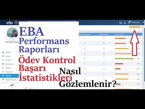 Öğretmen EBA Ödev Kontrolü, Başarı Durumları ve Yapan-Yapmayanları Nasıl Görebilir?
