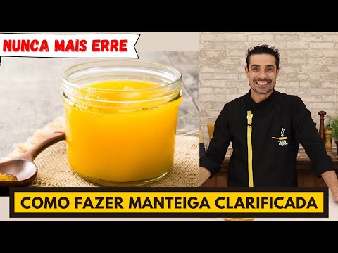 Faça em casa e NUNCA MAIS ERRE! Como fazer MANTEIGA CLARIFICADA (MANTEIGA GHEE)