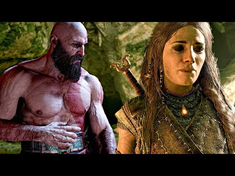 Kratos Tells Freya About His Dead Family In Greece Scene - God of War 5 Ragnarok PS5 (4K 60FPS)