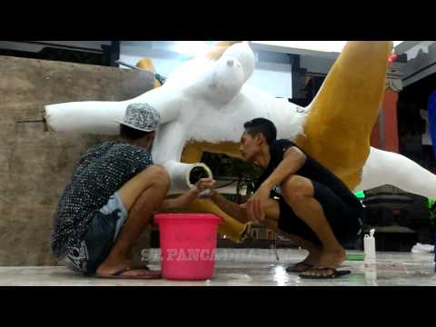 Proses Pembuatan Ogoh Ogoh 'Durgha Murti' Br. Tegal Buah, Padangsambian Klod, Denpasar Barat.