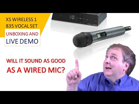 Thumbnail for Sennheiser XSW 1-835 Unboxing and Demo Wireless Mic vs Wired mic