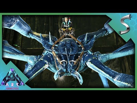 I GOT CRABS! KARKINOS TAMING &amp; THROWING MY TRIBEMATES! - Ark: Aberration [DLC Gameplay E9]