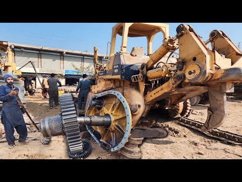 Thumbnail for Restoration Komatsu Final Drive Assembly || How Dozer Final Drive and idler Wheel Repairing