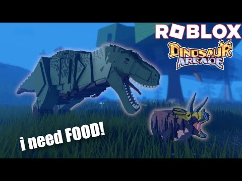 T-Rex vs Hunger! (Eldering T-Rex) | ROBLOX Dinosaur Arcade