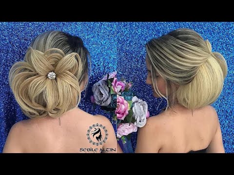 KISA SAÇTAN  TOPUZ NASIL YAPILIR ? (SEBİLE ALTIN) HOW TO MAKE A BUN FROM SHORT HAİR?