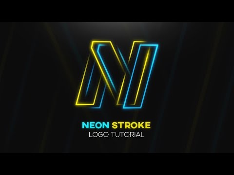 Tutorial | Neon Stroke Logo Design - Photoshop CC 2017
