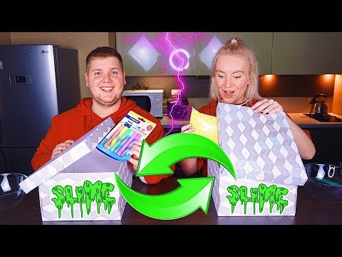 Thumbnail for ЗАМЕНА ТАЙНОЙ КОРОБКИ СЛАЙМ ЧЕЛЛЕНДЖ ♻️ MYSTERY BOX SLIME SWITCH UP CHALLENGE // лизун из случайных