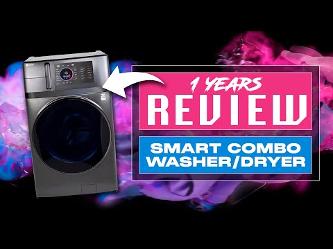 ✅ All In One Smart Washer Dryer Combo - GE UltraFast - 1yr Review - No Venting, Gas or 240v