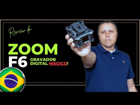 Zoom F6 - O MELHOR gravador digital! [32 Bit Float]
