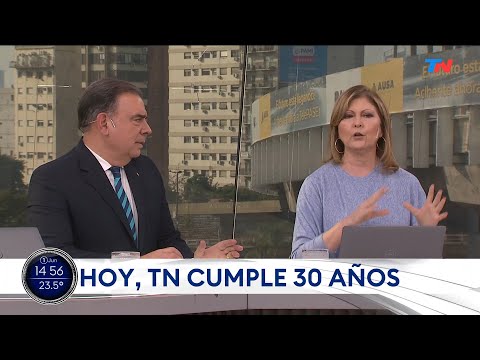 TN CUMPLE 30 AÑOS: Luis Otero y Silvia Martínez, la dupla del primer programa de la pantalla de TN