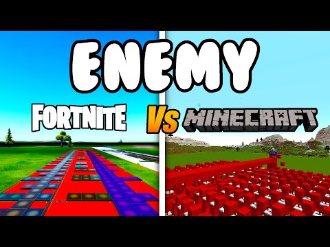 Imagine Dragons - Enemy (Fortnite vs Minecraft)