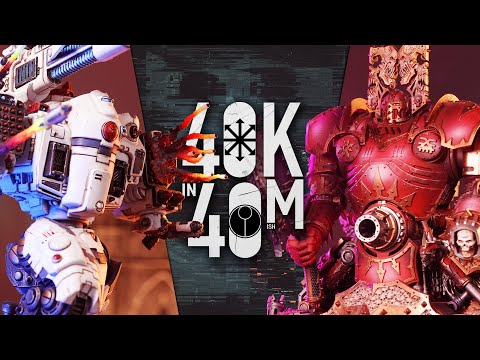 T'au Firepower vs Vashtorr's Daemon Engines. Warhammer 40k in 40m