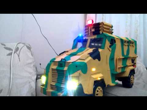 Kartondan el yapımı araçlar