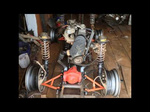 Постройка самодельного квадроцикл ваз 2109 4х4 №2