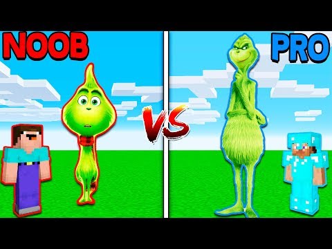 Thumbnail for Minecraft NOOB vs. PRO: THE GRINCH in Minecraft! w/ MooseCraft (MINECRAFT BATTLE)