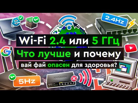 Wi-Fi 2.4 или 5 ГГц: что лучше и почему вай фай опасен для здоровья?