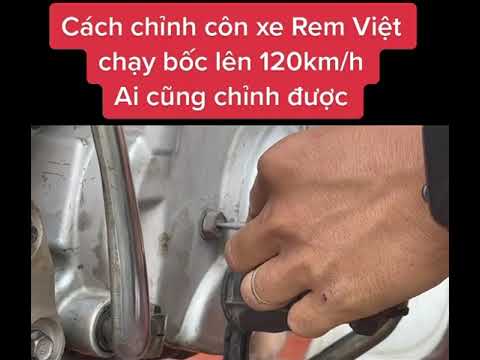 Cách chỉnh côn xe Dream Việt Honda khi xe bị trượt côn yếu