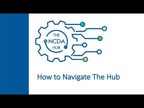 Hub Help: How to Navigate The NCDA Hub