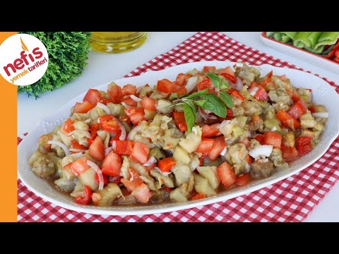 Közlenmiş Patlıcan Salatası | Nasıl Yapılır?