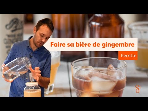 Recette de bière de gingembre fermentée