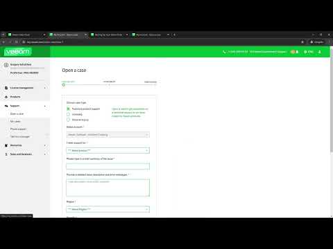 Navigating Veeam Data Cloud for Microsoft 365 Support Tab: Case Filing Guide