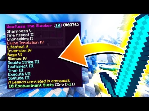 10-LORE &apos;WOOFLESS&apos; GOD SWORD! (Minecraft Ice Factions #16)