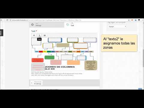 Crear pregunta del tipo arrastrar y soltar en caja de texto (con H5P en Moodle)