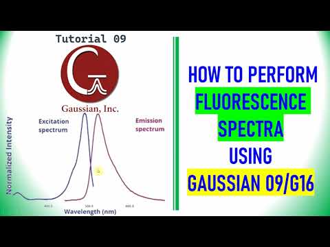 How to calculate Theoretical fluorescence spectra using Gaussian 09W/g16 | TD-DFT