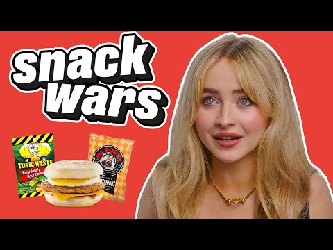 Thumbnail for Sabrina Carpenter: "I've Never Eaten McDonald's" | Snack Wars