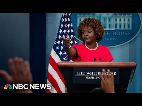 Thumbnail for Watch: White House holds press briefing | NBC News