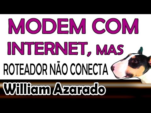 Thumbnail for Modem com internet, mas roteador não.