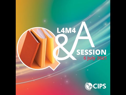 Thumbnail for CIPS exam support level 4  L4M4