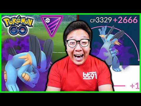 Thumbnail for Level 50 Shadow Swampert Beats Legendary Pokemon in Go Battle Master League in Pokemon GO