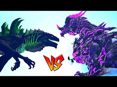 Ark Survival - GODZILLA vs DRAGON DARK GOD [Ep.27]