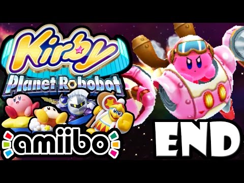 Thumbnail for Kirby Planet Robobot END - 3DS Gameplay Walkthrough - Final Boss: Star Dream Ending - UFO amiibo