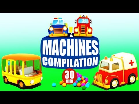 Compilation 30 min: dessins animés pour enfants. Machines en français