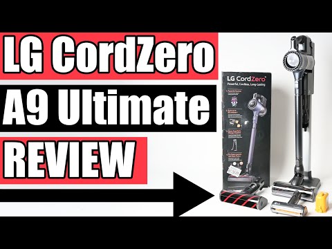 LG Cordzero A9 Ultimate REVIEW Cordless Stick Vacuum