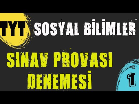 Thumbnail for 2021 TYT Sosyal Bilimler Deneme -  Sınav Provası 1