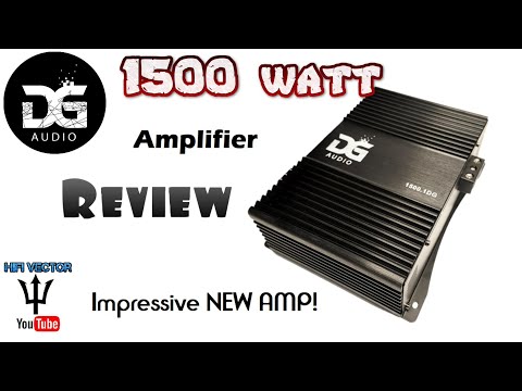 Big POWER! DG Audio Amp Dyno 1500 watt amplifier 1500.1DG
