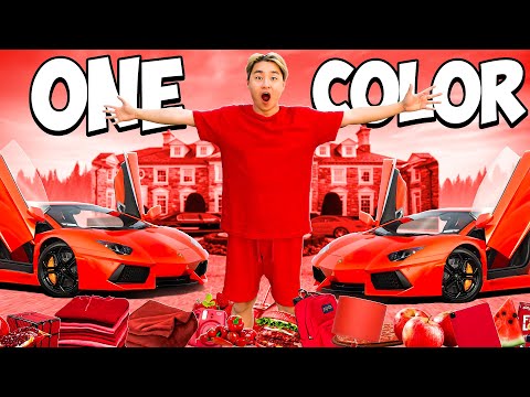 Buying Only ONE Color Items for 24 Hours (Red)