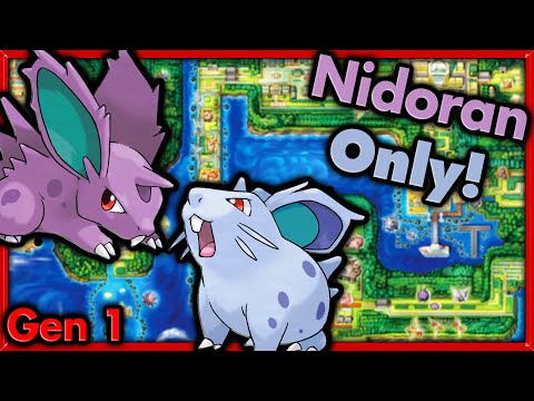 Can I Beat Pokemon Red with ONLY Nidoran? ???? Pokemon Challenges ► NO ITEMS IN BATTLE