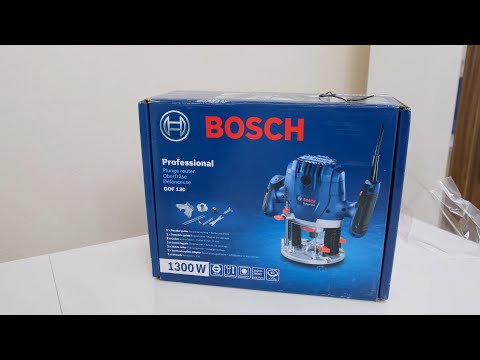 Bosch Gof 130 Profesyonel Freze 1300 Watt Kutu Açılımı ve İnceleme