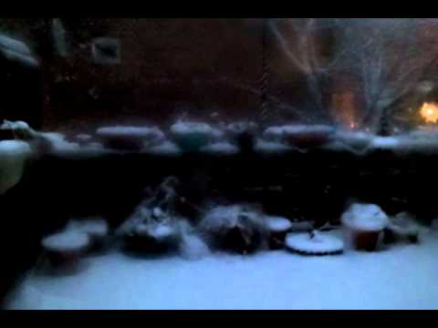 YAY!!! Snow!! And my first eva phone recorded vid