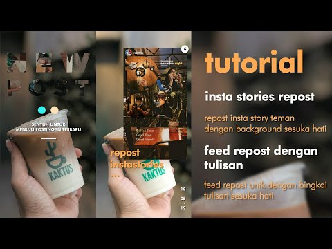 Thumbnail for Tutorial Repost Instagram Stories Teman dengan Custom Background seperti @waands
