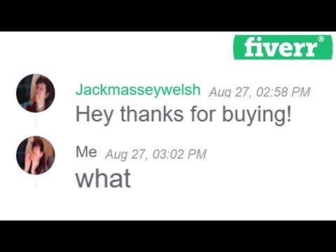 Thumbnail for This guy was pretending to be me on fiverr, so I bought his gig..