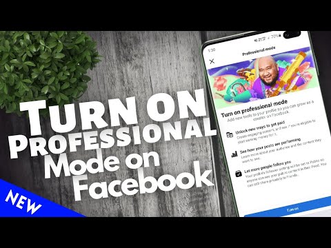 How to turn on Professional Mode on Facebook