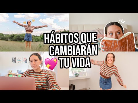 Hábitos que NECESITAS PARA CAMBIAR TU VIDA ⭐️ motivación, organización productividad + CONSEJOS