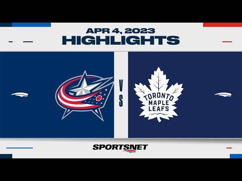 Thumbnail for NHL Highlights | Blue Jackets vs. Maple Leafs - April 4th, 2023