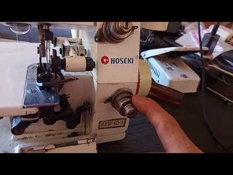 Máquina over lock Hoseki FN2 4D. o RXM-4DA. Enebrado y tensiones. Parte 1.